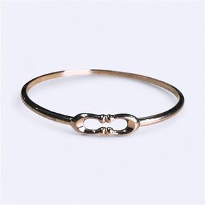 Coach Signature Horsebit Bangle Bracelet – Rose Gold